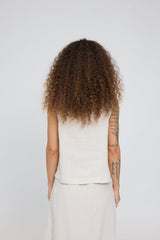 Mandy ist 1,68 und trägt Größe S