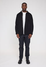 Pocket Corduroy Shirt black
