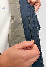 Dominik ist 1.91m und trägt Größe L