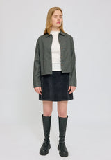 Flannel Shirt anthracite mel.