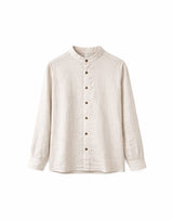 Daniel ist 1,87 und trägt Größe L