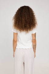 Mandy ist 1,68 und trägt Größe S