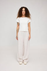 Mandy ist 1,68 und trägt Größe S