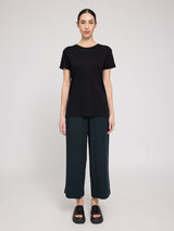 Emma ist 1,76 und trägt Größe S