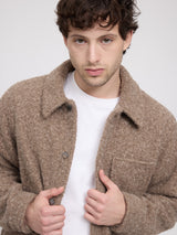 Vegan Wool Jacket walnut