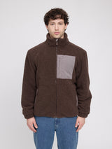 Padded Teddy-Fleece Jacket chocolate/warm mud