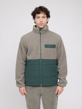 Fabric Block Jacket eucalyptus/forest
