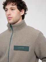 Fabric Block Jacket eucalyptus/forest