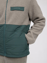 Fabric Block Jacket eucalyptus/forest