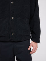 Bonded Teddy-Fleece Jacket black
