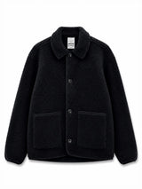 Bonded Teddy-Fleece Jacket black