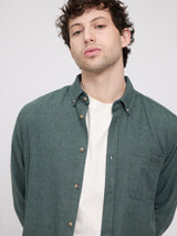 Melange Flannel Shirt bottle mel.