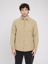 Pocket Corduroy Shirt light khaki