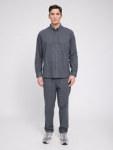 Flannel Shirt anthracite mel.