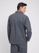 Flannel Shirt anthracite mel.