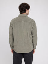Wide Corduroy Shirt light bottle