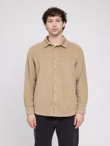 Wide Corduroy Shirt sandy olive