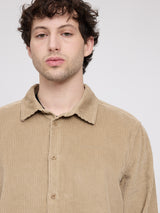 Wide Corduroy Shirt sandy olive