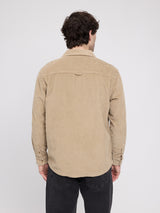 Wide Corduroy Shirt sandy olive