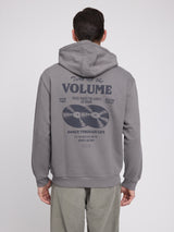 Back Print Hoodie warm mud/records