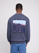 Back Print Sweatshirt dusk/adventures