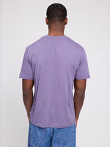 Chest Print T-Shirt light grape