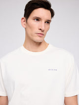 Back Print Theme T-Shirt offwhite/donut