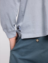 Natural Dye Longsleeve natural dye ice blue