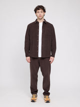 Corduroy Jogpants black coffee