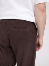 Corduroy Jogpants black coffee