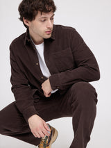 Corduroy Jogpants black coffee