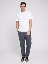 Tapered Flannel Pants anthracite mel.