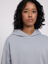 Genderless Natural Dye Hoodie natural dye ice blue