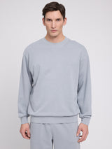 Genderless Natural Dye Sweatshirt natural dye ice blue