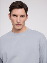 Genderless Natural Dye Sweatshirt natural dye ice blue