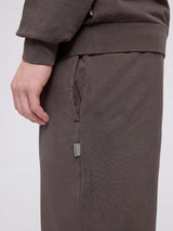 Genderless Natural Dye Sweat Pants natural dye black coffee