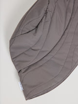 Waves Quilt Padded Bucket Hat warm mud