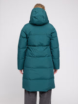 Basic Puffer Coat deep teal