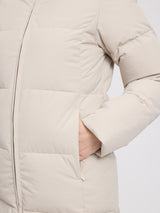Basic Puffer Coat feather gray