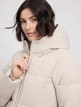 Basic Puffer Coat feather gray