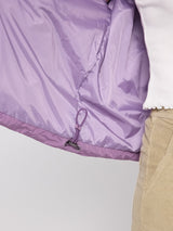 Waves Quilt Short Puffer Jacket grape pink