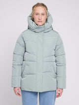 Waves Quilt Puffer Jacket ice green
