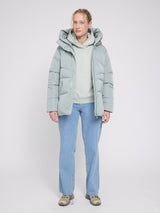 Waves Quilt Puffer Jacket ice green