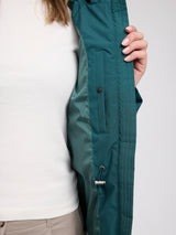 Basic Mid Length Puffer Jacket deep teal