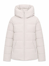 Basic Mid Length Puffer Jacket feather gray