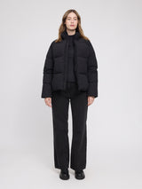 Loose Fit Puffer Jacket black