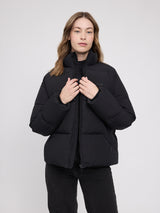 Loose Fit Puffer Jacket black