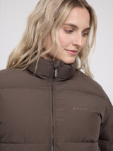 Loose Fit Puffer Jacket mokka
