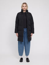 Over-Sized Raglan Puffer Coat black