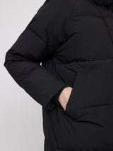 Over-Sized Raglan Puffer Coat black